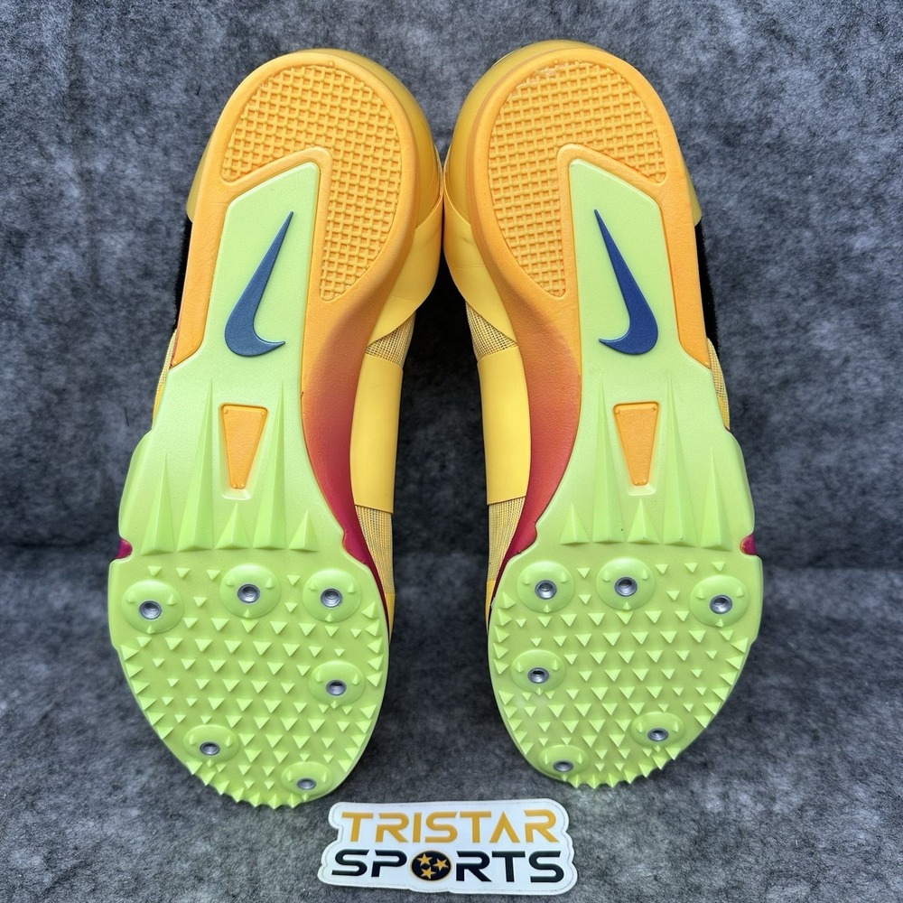 Nike Zoom Pole Vault Elite Track Shoes Mens Size 12.5 Citron Pulse FZ9649-800 - Picture 6 of 9